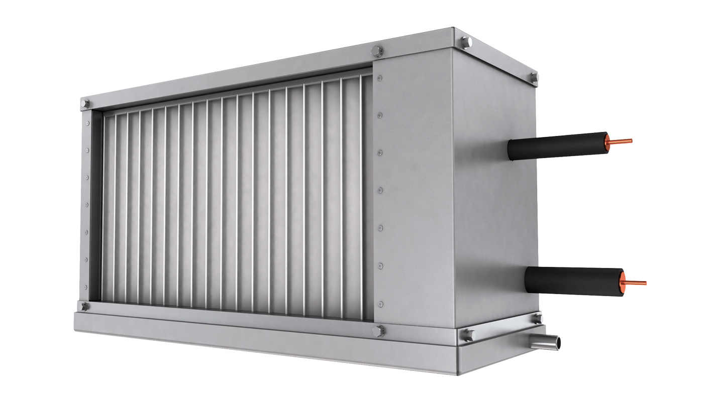 Воздухоохладитель прямоугольный водяной VKT VKKC-W 800x500 Охладители воздушные